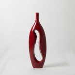 Wysoki wazon Turyn Total Red wysokość 73cm